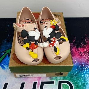 Mini Melissa Mickey Mouse shoes size 7